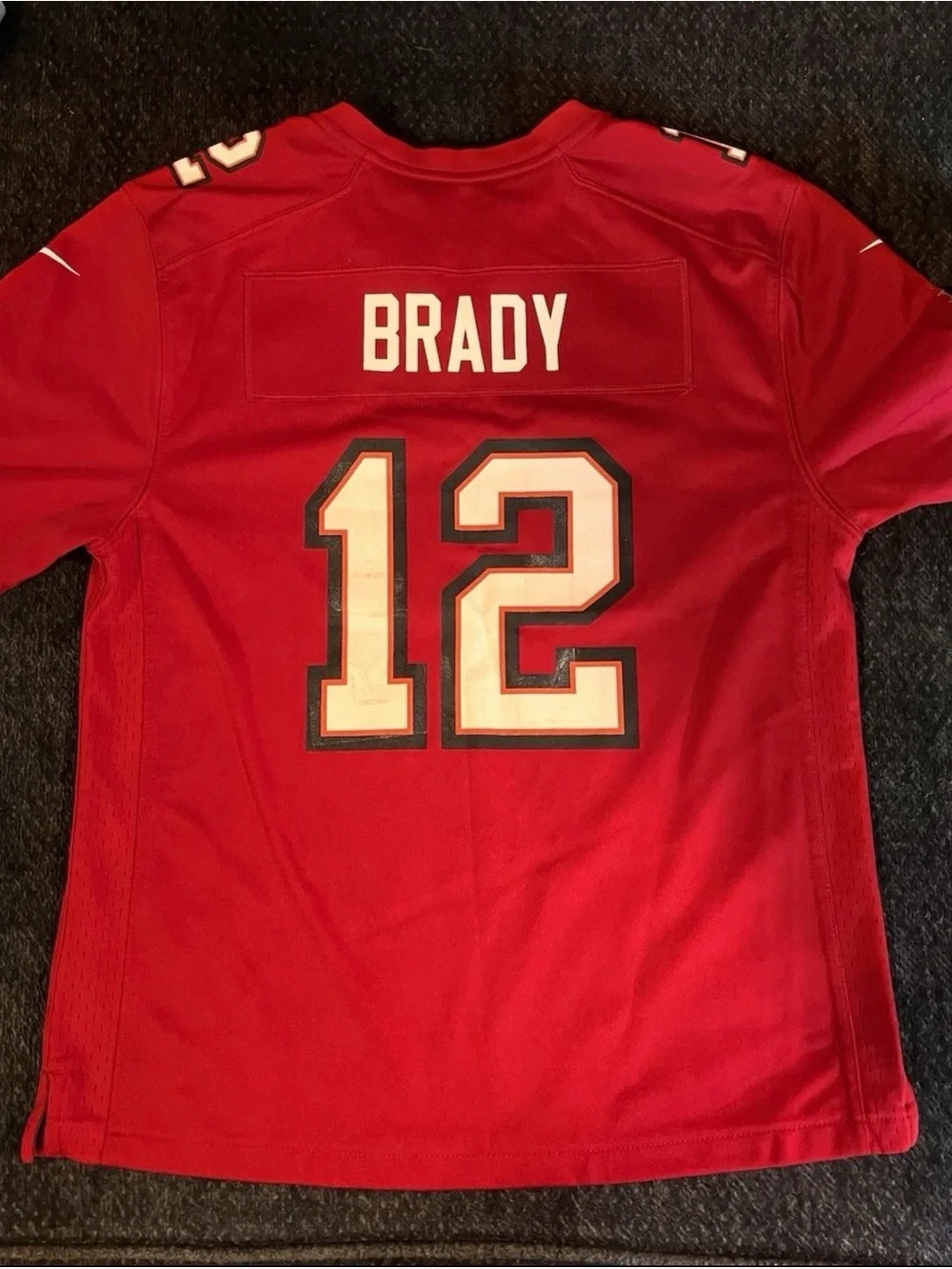 Nike NFL Tampa Bay Buccaneers Tom Brady #12 On-Field Super Bowl LV Jersey youthL